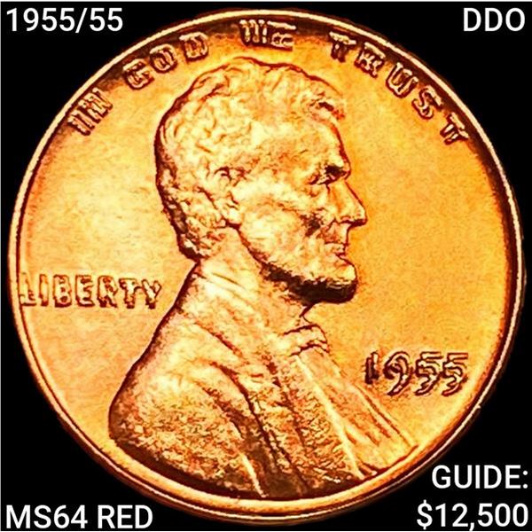 1955 DDO Wheat Cent