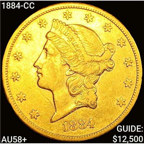 1884-CC $20 Gold Double Eagle