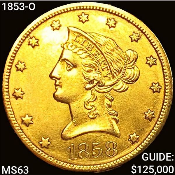 1853-O $10 Gold Eagle