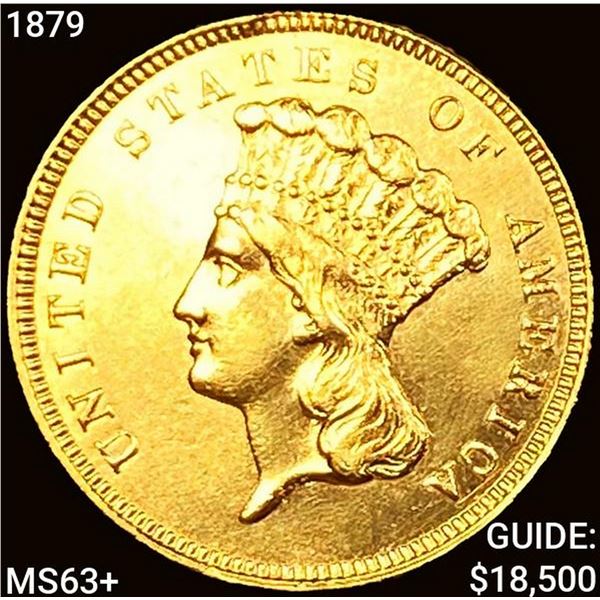 1879 $3 Gold Piece