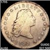 1795 Flowing Hair Silver Dollar 3 Leaves UNCIRCULA