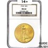 Image 1 : 1924 SG $20 Gold Double Eagle NGC MS64