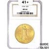 Image 1 : 1924 SG $20 Gold Double Eagle NGC MS64