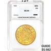 Image 1 : 1903 LH $20 Double Eagle NNC MS64