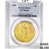 1908 SG $20 Gold Double Eagle PCGS MS63+ No Motto