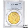Image 1 : 1904 LH $20 Double Eagle PCGS MS62