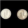 Image 2 : (2) Mercury Dimes (1924-S, 1927-S) NICELY CIRCULA