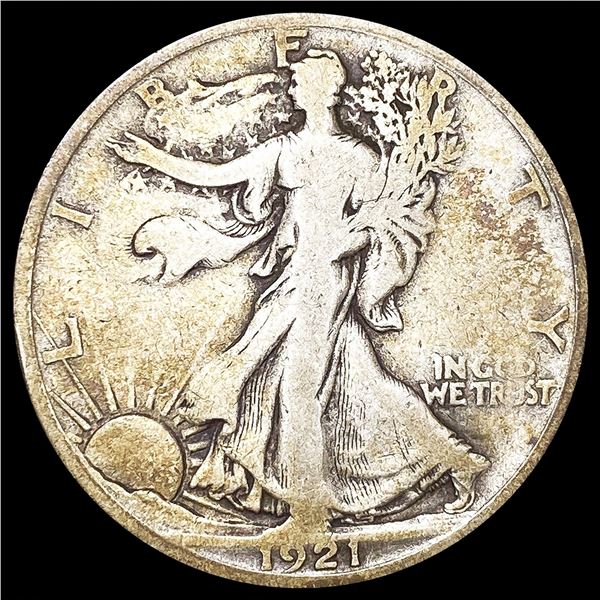 1921-S Walking Liberty Half Dollar NICELY CIRCULAT