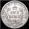 Image 2 : 1883 Kingdom of Hawaii Dime LIGHTLY CIRCULATED
