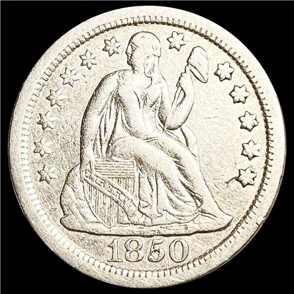 1850 Seated Liberty Dime LIGHTLY CIRCULATED