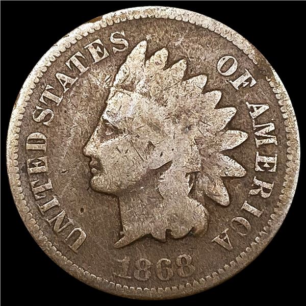 1868 Indian Head Cent NICELY CIRCULATED