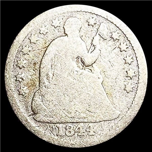 1844-O Seated Liberty Half Dime NICELY CIRCULATED