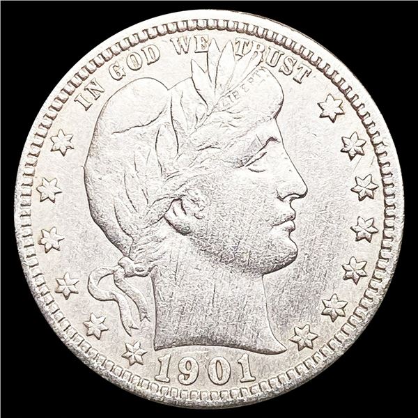 1901-O Barber Quarter LIGHTLY CIRCULATED