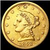 Image 1 : 1853 $2.50 Gold Quarter Eagle NICELY CIRCULATED