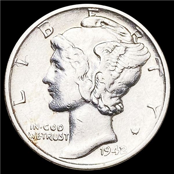 1942/1 Mercury Dime NEARLY UNCIRCULATED
