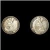 Image 1 : (2) 1883 Seated Liberty Dimes UNCIRCULATED