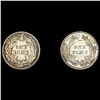Image 2 : (2) 1883 Seated Liberty Dimes UNCIRCULATED