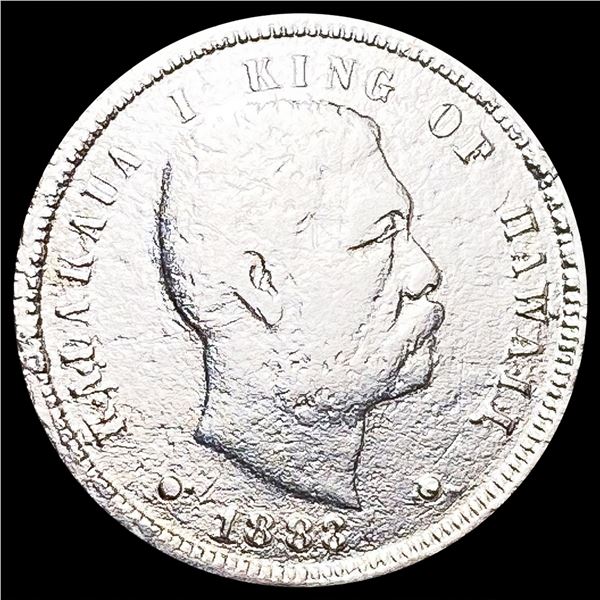 1883 Kingdom of Hawaii Dime NICELY CIRCULATED