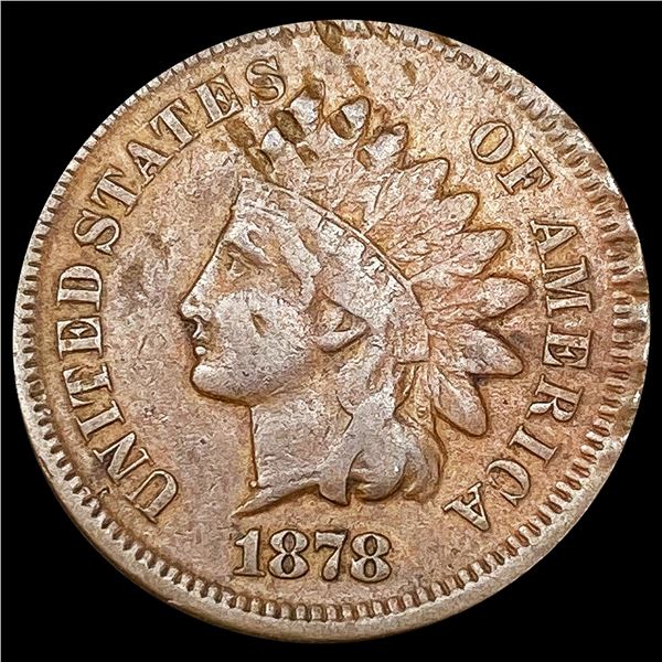 1878 Indian Head Cent LIGHTLY CIRCULATED