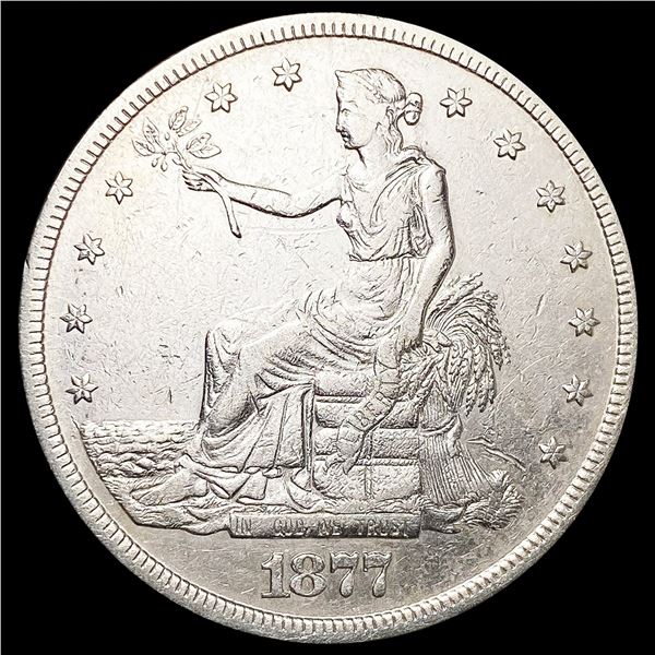 1877-S Silver Trade Dollar CLOSELY UNCIRCULATED