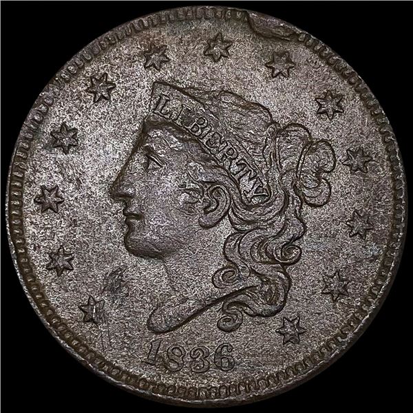 1836 Large Cent CLOSELY UNCIRCULATED