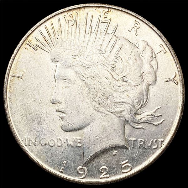 1925-S Silver Peace Dollar CLOSELY UNCIRCULATED
