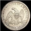 Image 2 : 1855 Arws Seated Liberty Quarter CLOSELY UNCIRCULA