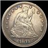 Image 1 : 1877-CC RPD FS-301 Seated Liberty Quarter CLOSELY