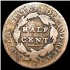 Image 2 : 1829 Classic Head Half Cent NICELY CIRCULATED