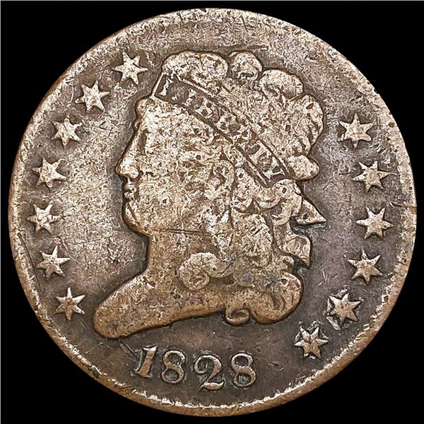 1828 Classic Head Half Cent NICELY CIRCULATED