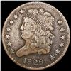 Image 1 : 1828 Classic Head Half Cent NICELY CIRCULATED