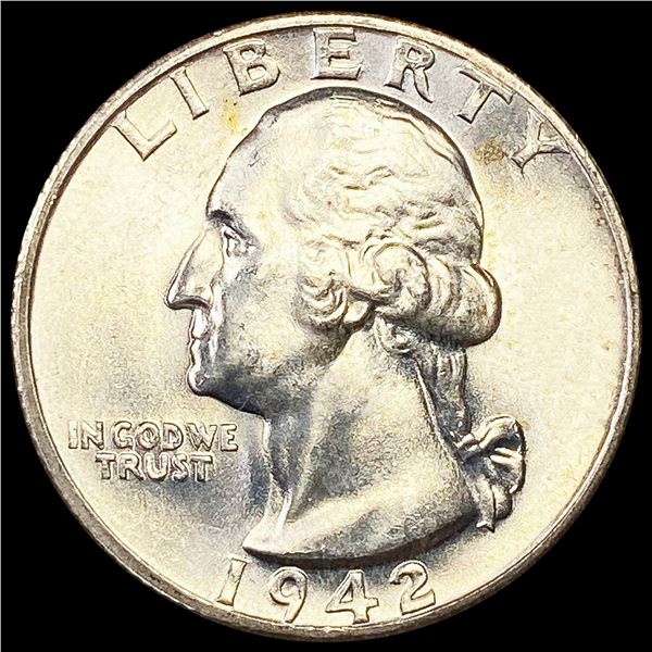 1942-S Washington Silver Quarter UNCIRCULATED