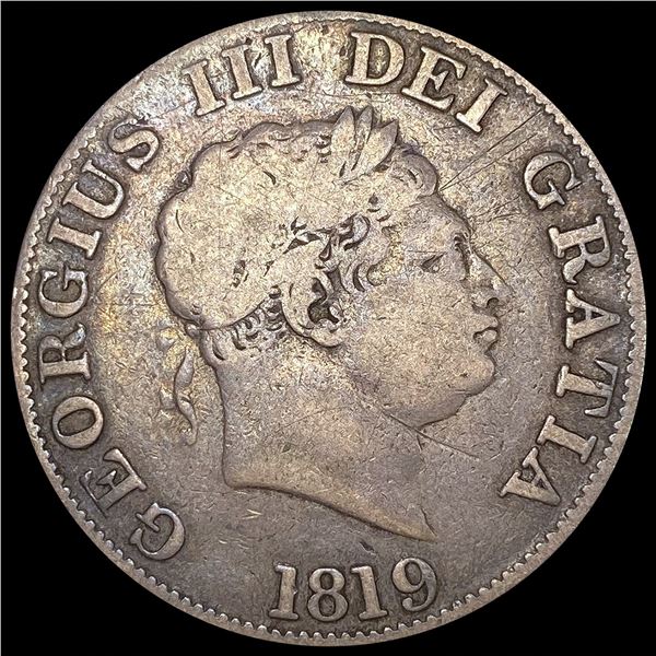 1893 G.B. Silver Half Crown NICELY CIRCULATED