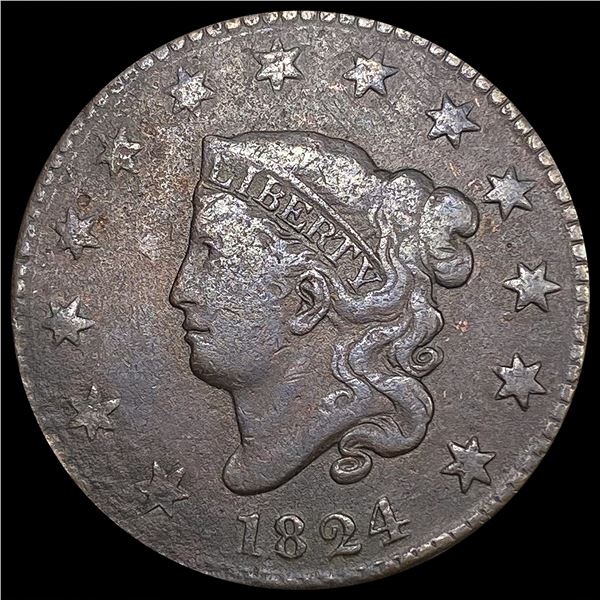 1824 Large Cent NICELY CIRCULATED