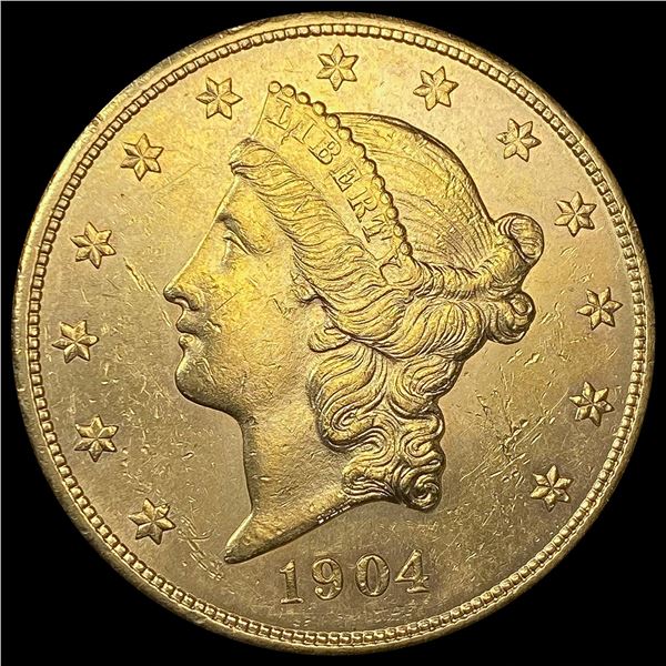 1904-S $20 Gold Double Eagle UNCIRCULATED