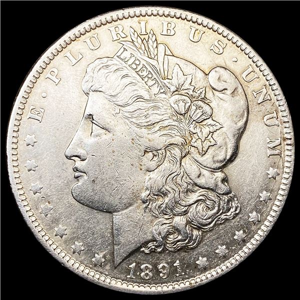 1891-O Morgan Silver Dollar CLOSELY UNCIRCULATED