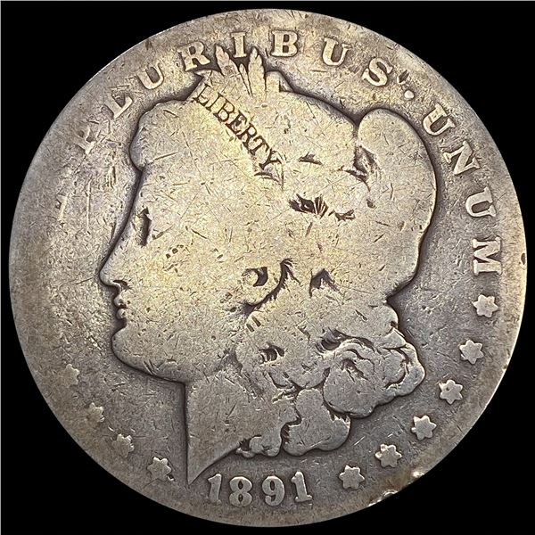 1891-CC Morgan Silver Dollar NICELY CIRCULATED