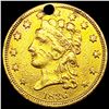 Image 1 : 1836 $2.50 Gold Quarter Eagle NICELY CIRCULATED