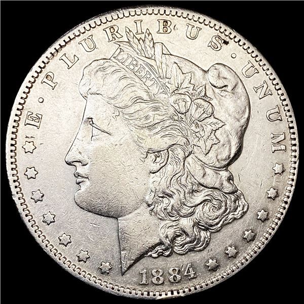 1884-S Morgan Silver Dollar NEARLY UNCIRCULATED