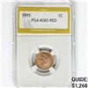 Image 1 : 1895 Indian Head Cent PGA MS65 RED