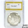 Image 1 : 1921 Morgan Silver Dollar PGA MS67