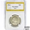 Image 1 : 1922 Grant Half Dollar PGA MS64