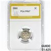Image 1 : 1880 Nickel Three Cent PGA PR67