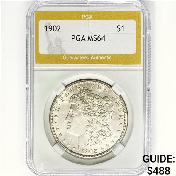 1902 Morgan Silver Dollar PGA MS64