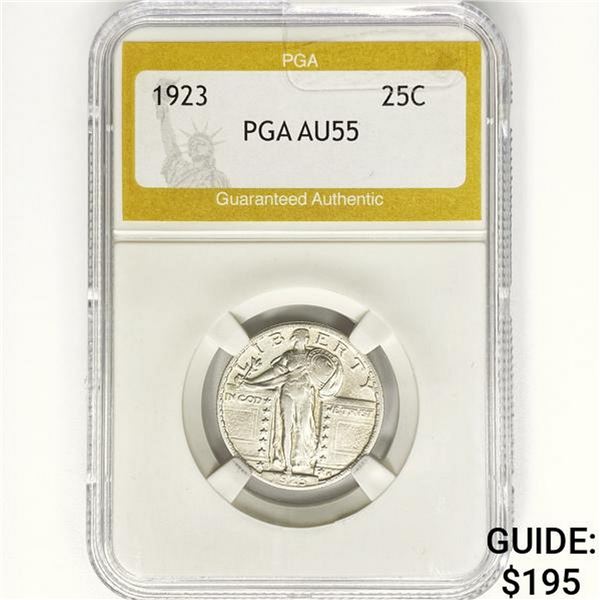 1923 Standing Liberty Quarter PGA AU55