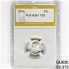 Image 1 : 1916 Mercury Silver Dime PGA MS67 FSB