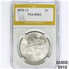 Image 1 : 1878-CC Morgan Silver Dollar PGA MS63