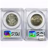 Image 2 : (2) US Silver Half Dollars PCGS MS (1958, 1967)