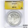 Image 1 : 1878-CC Morgan Silver Dollar ANACS MS61