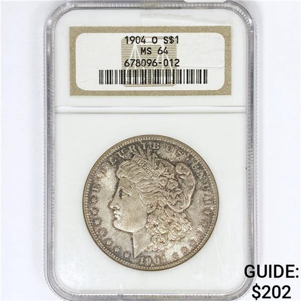 1904-O Morgan Silver Dollar NGC MS64